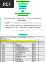 Convocacao PRESENCIAL TITULOS E CONTRATACAO Edital 70 2022 DIA16052024 ENFERMAGEM