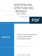 Cours D'architecture Des Reseaux - 22-23