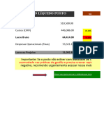 Diagnostico de Resultados para Posto de Combustível