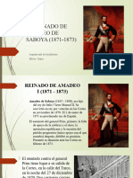 El Reinado de Amadeo de Saboya (1871-1873