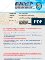 El Aprendizaje Cognitivo Como Impulsor de La Autorregulación Del Aprendizaje y El Conocimiento