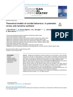 Theoretical Models of Suicidal Behaviour-A Systematic Review