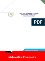 Sebenta de Matemáticas Financeira 2024 - 2025 Adptado para Alunos Do Imetro
