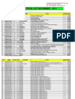 India Price List