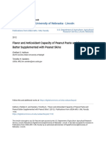 Flavor and Antioxidant Capacity of Peanu