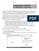 TP1 Variables Fonctions Conditions