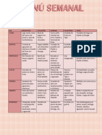 Menu Semanalyami