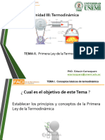 Primera Ley de La Termodinamica