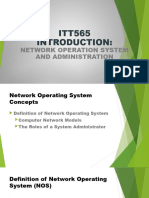 w1-ITT565-Lecture1-UFUTURE NETWORK OPERATION SYSTEM AND ADMINISTRATION