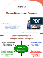 Chapter - 23 - PPT - Master Budgets and Planning