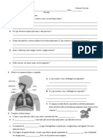 Respiração - Exercícios