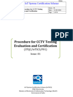 IoTSCS P01 Procedure For CCTV Testing Evaluation and Certification