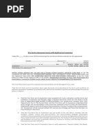 DFS Agreement For B2C Candidates