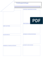 Nursing Pathopysiology Template