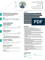 Harsh Jambukiya - Angular - Developer - CV