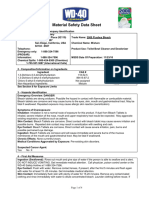 Material Safety Data Sheet (MSDS) - 2000 Flushes