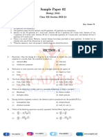 Biology Exclusive Sample Paper