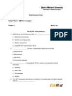 Model Question Paper Subject Code: MC0081