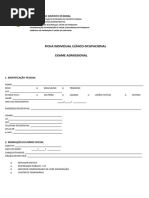 Ficha Individual Clinica - Ocupacional