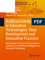 Artificial Intelligence in Education Technologies: New Development and Innovative Practices