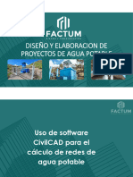 Civilcad para Agua Potable