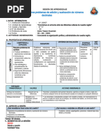 03-08-2023 Adición y Sustracción de Decimales