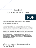 Chapter 5 (Internet, WWW, URL, HTTP, HTTPS, Web Browsers)