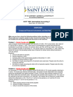 Exercises Compound Financial Instruments and Debt Restructuring