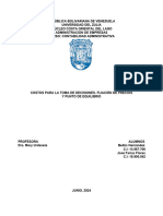 Caso de Estudio Fijacion de Precios y Punto de Equilibrio. Belkis Hernandes y Jose Farias.