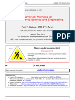 Numerical Methods For - Computational Science and Engineering