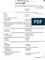 Self Management Skills MCQ