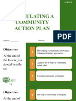 Formulating Action Plan