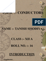 Topic: Conductors