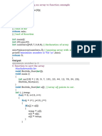 Pass Array Function