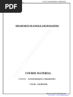 CY8151 Engineering Chemistry - 04 - by LearnEngineering - in