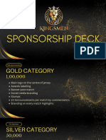 Sponsorship Deck