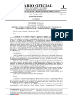 Diario Oficial-Publicacion Norma Técnica Cesarea