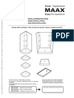 Maax Install Guide 10017341 Wall and Base en