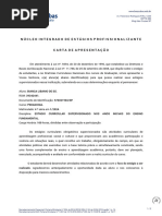 Carta de Apresentacao