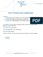 Liver Cirrhosis and Complications (Final Draft)