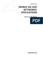 Mobile Ad-Hoc Networks Applications