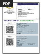 Maklumat Vaksinasi: Vaccination Details