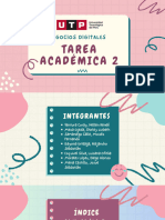 Negocios Digitales: Tarea Académica 2