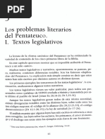 Problemas Literarios Del Pentateuco