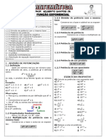 Apostila de Função Exponencial (8 Páginas, 38 Questões, Com Gabarito)