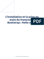 Install Bootstrap Hello World Papier