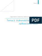 Tema - 3 Vulnerabiliades en Aplicaciones Web