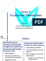 Tema 1. Ecuaciones Diferenciales