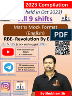 Maths (Eng) SSC CPO 2023 T-1 Compilation - RBE - Compressed