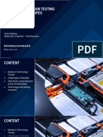 E-Mobility - Medidas en Sistemas de Propulsión Eléctrico (Power Train) y OBCs